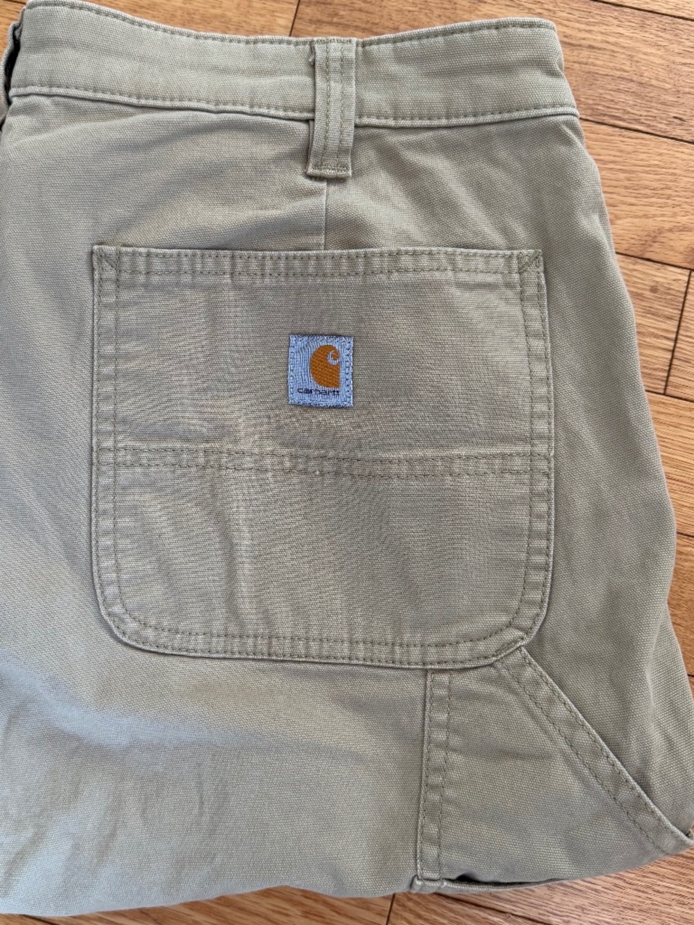 Carhartt loose fit rugged flex canvas pants sz 14